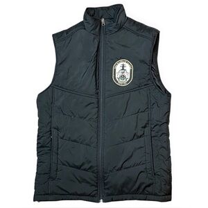 USS Nathan James Men’s Black Puffer Vest Size S
